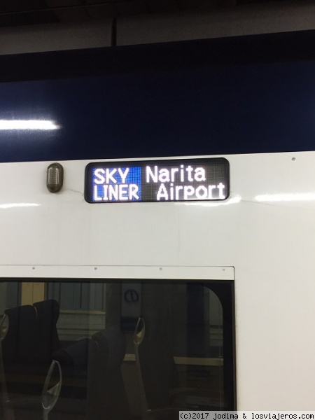 SKYLINER
Vamos al aeropuerto de Narita
