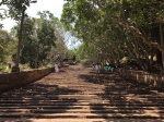 Escaleras de subida a la entrada de Mihintale