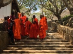 Monjes budistas en Mihintale
Monjes, Mihintale, budistas