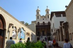 iglesia colgante. Cairo barrio copto