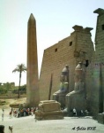 Entrada al templo.
Templo de Luxor.