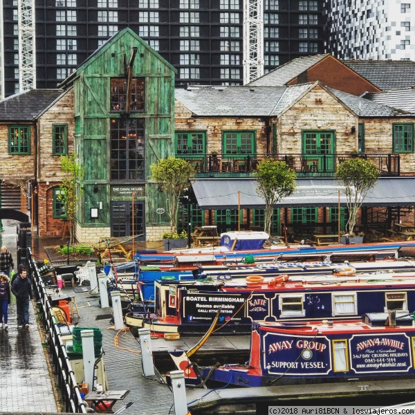 Canal House en Birmingham
Canal House en el Gas street Basin de Birmingham, UK
