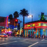 Hollywood Boulevard de noche