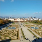 Jardín de Shönbrunn
Jardín, Shönbrunn, Viena, Glorieta, vista, jardín, palacio, desde