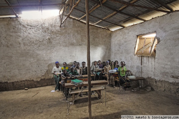 La clase
Etiopía Sur. Interior de una escuela.
