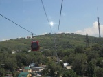 Teleférico a la colina de Almaty
Teleférico, Almaty, Bajé, colina, andando