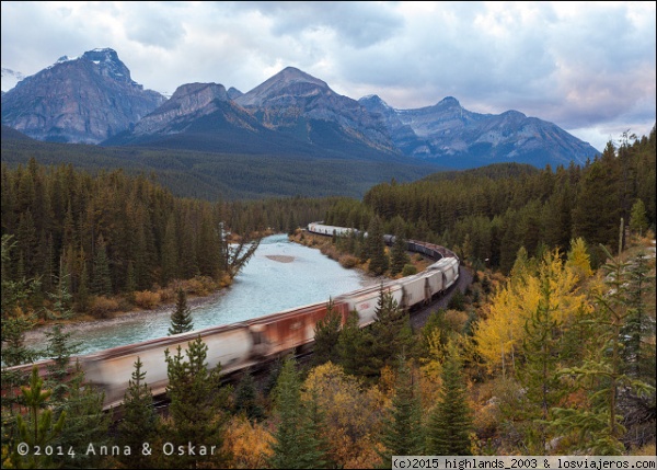 Canadian Pacific - Morant's Curve - Banff National Park, Alberta (Canadá)
Canadian Pacific - Morant's Curve - Banff National Park, Alberta (Canadá)
