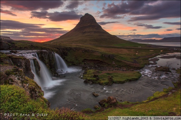 Cascada Kirkjufellsfoss - Islandia
Una de las cascadas más fotografiadas de Islandia. Está situada en la península de Snæfellsnes
