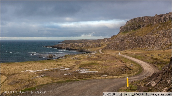 Carretera 645 - fiordos del Oeste, Islandia
Carretera 645 - fiordos del Oeste, Islandia
