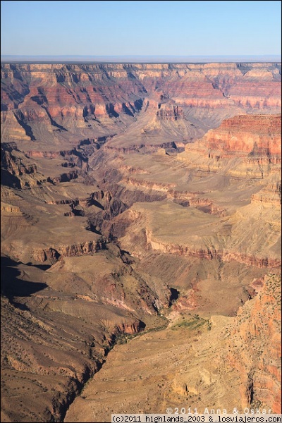 Grand Canyon National Park
Foto realizada desde un helicoptero. El vuelo dura alrededor de 30 minutos...
