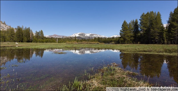 Tuolomne Meadows - Yosemite National Park
Muchas de las praderas estaban inundadas por efecto del deshielo.
