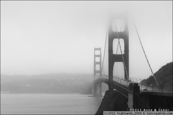 Puente Golden Gate - San Francisco
El Golden Gate es uno de los símbolos caracteristicos de la ciudad de San Francisco.
