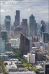 Seattle desde lo alto de la Space Needle, Seattle (Washington)