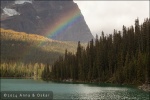 Arco Iris sobre Lake O'Hara - Yoho National Park, British Columbia (Canadá)