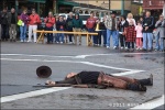 Teatro callejero en Jackson...