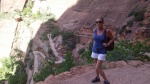 subida en espiral al angels landing