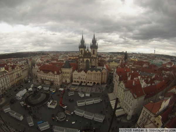 Plaza vieja
Vistas desde la torre del Ayuntamiento de Praga
