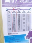 Horarios Cala Macarella