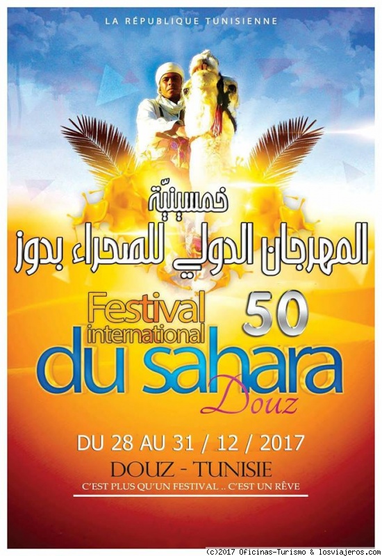 Douz: 50 Aniversario Festival Internacional Sahara - Túnez