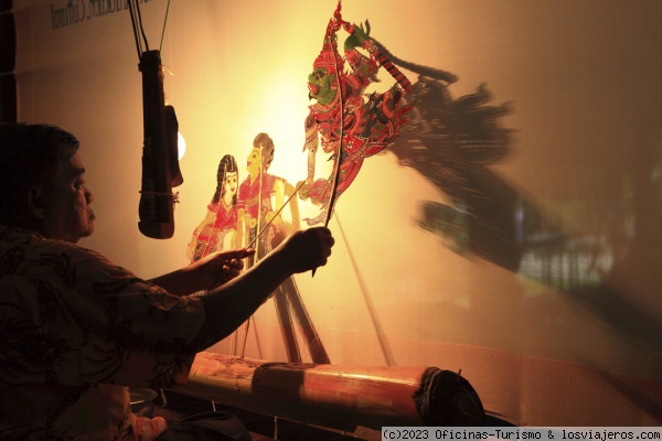 Teatro de las sombras en Nakhon Si Thammarat - Tailandia
Marionetas hechas a mano
