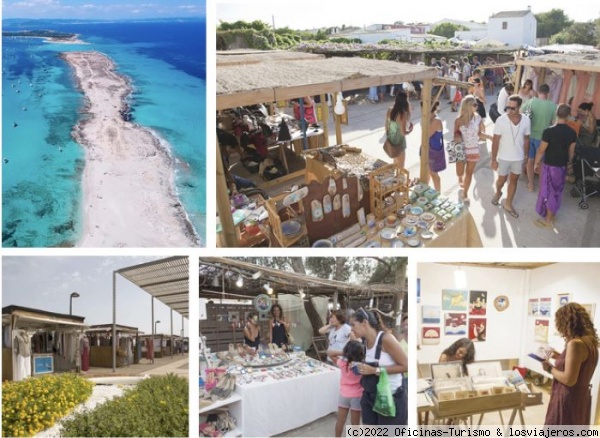 Mercados y mercadillos en Formentera
La Savina, Sant Francesc, Sant Ferran, Es Pujols y El Pilar de la Mola ofrecen un ‘ir de compras’ muy especial, diferente al de otros destinos, con la creatividad de sus artesanos y artistas plasmada en joyas, bisutería, moda o complementos.
