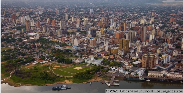 Vista aérea de Asunción
Vista aérea de capital de Paraguay
