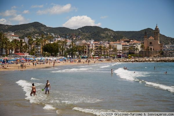 Las playas de Sitges (Barcelona) (1)