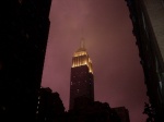 Empire State touching the clouds