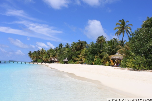 Foro de Buceo En Maldivas: Playa en Maldivas Mirihi