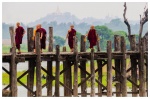 Los monjes también pasean
Puente de teka, myanmar, birmania