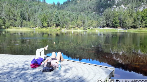 Bergen: lago cercano al mirador
Con semejante tiempo, había que aprovechar...
