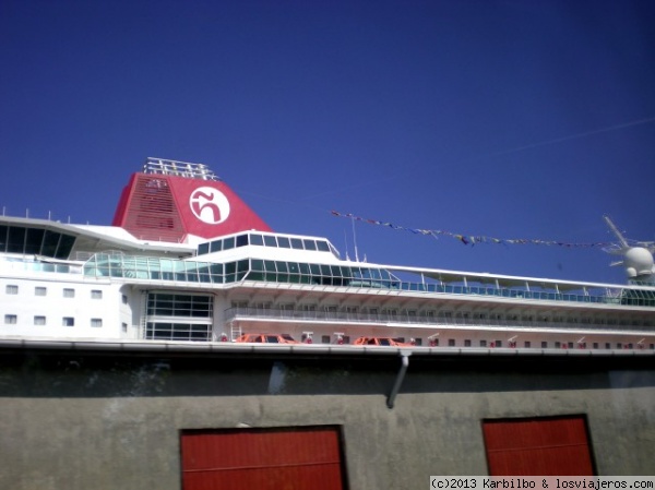 Detalle EMPRESS atracado en Copenhagen
Puerto de salida del crucero Capitales Bálticas de Pullmantur
