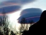 Caprichosas nubes en el Valle de Karrantza