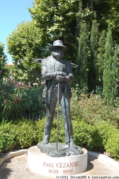 Estatua de Cézanne en Aix-en-Provence
Homenaje al pintor Paul Cézanne en su ciudad natal, Aix-en-Provence
