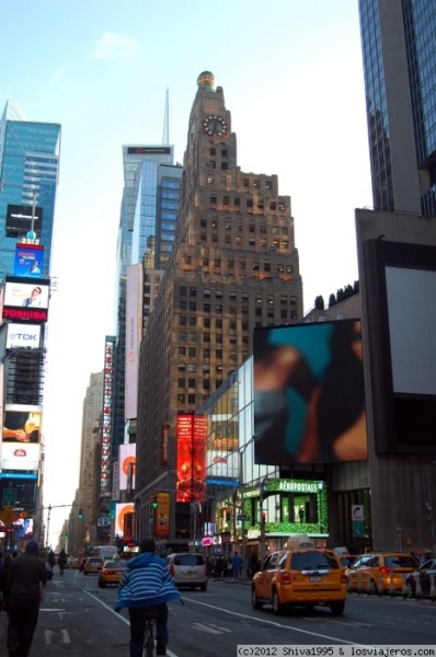 Times Square - Nueva York
El reloj de Times Square.
