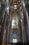 Interior de la Sagrada Familia de Barcelona