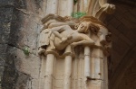 Figura en el claustro de Santes Creus (Tarragona)
Santes-Creus Tarragona España Spain