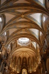 Techo de la basílica de Montserrat (Barcelona)