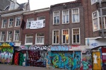 Calle Souistraat en Amsterdam
Okupas Souistraat Amsterdam Holanda Holand