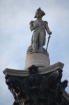 Estatua de Nelson en Trafalgar Square de Londres