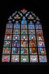 Interior de la Iglesia de Sablon en Bruselas