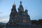 Anochece en la Iglesia de la Resurrección - San Petersburgo