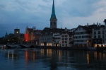 Nightfall in Zurich