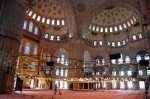 Interior of the Sultan Ahmet Estambul