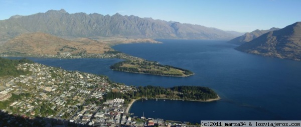 Vista de Queenstown desde Bob's Peak - Nueva Zelanda