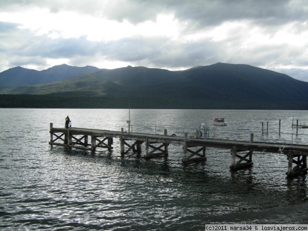 Lago Te Anau en Fiordland
La ciudad de Te Anau es la puerta de entrada al Parque Nacional de Fiordland. El lago es el segundo más grande de Nueva Zelanda
