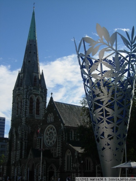 Catedral de Christchurch
La Catedral de Chrischurch antes del reciente terremoto que destruyó parte de la ciudad
