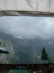 Tormenta en los Alpes suizos
