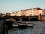 El puente Anichkov en San Petersburgo