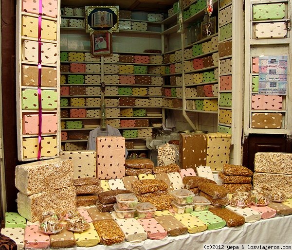 Dulces
Dulces tipicos de Marruecos, que parecen bloques de plastelina
